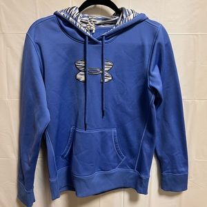 Under Armour Hoodie, Size Small, Blue/Purple in Color.